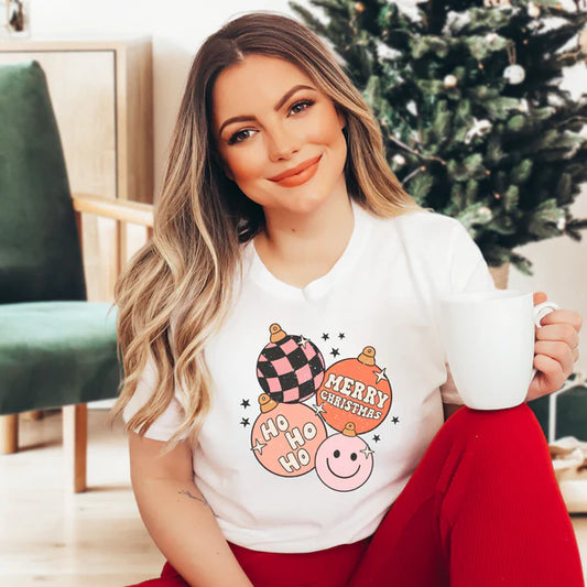 Christmas Balls Glitter Transfer